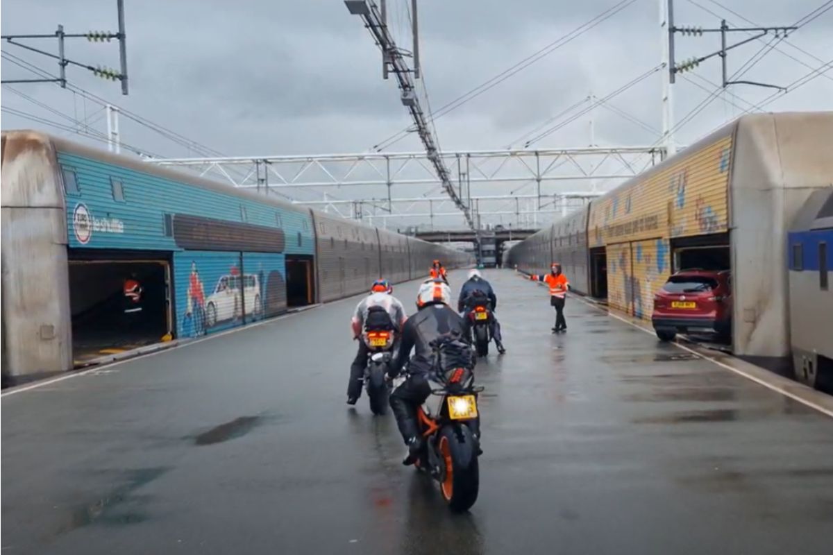 Met de motor door de Kanaaltunnel
