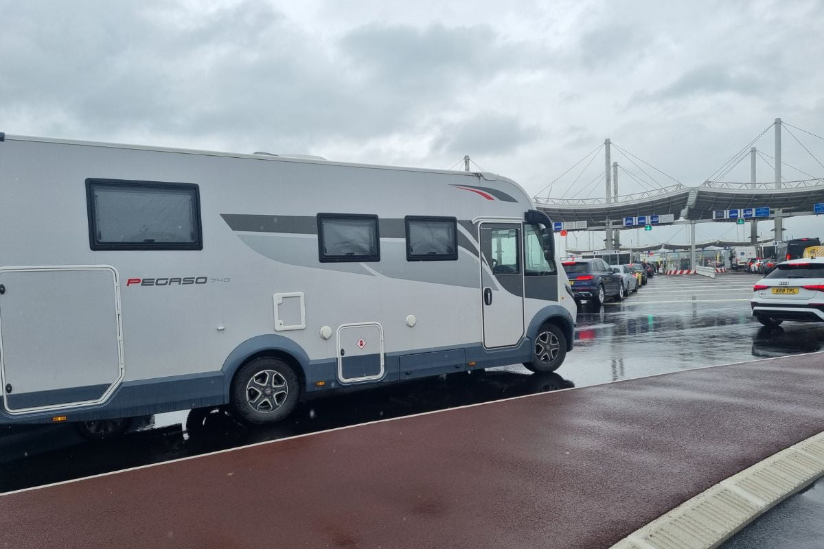 Met de camper door de Kanaaltunnel
