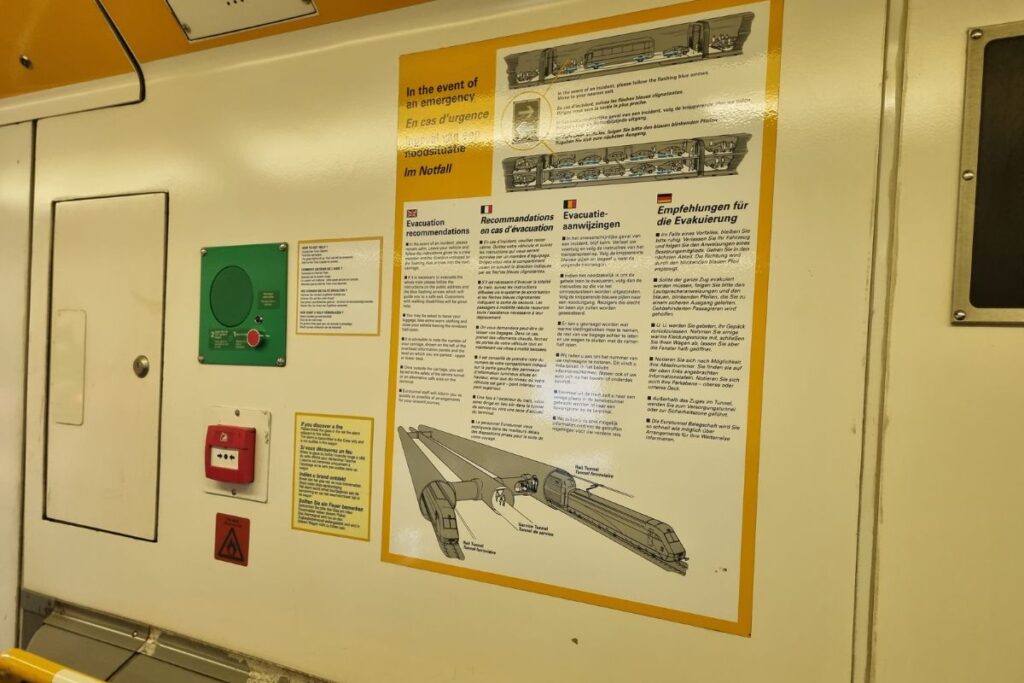 evacuatieplan eurotunnel