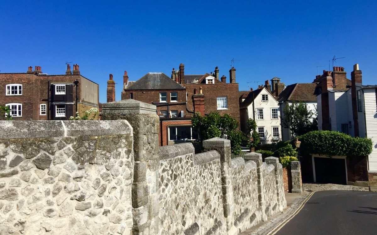 Het historische stadje Rochester in Engeland